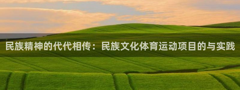 速8体育网：民族精神的代代相传：民族文化体育运动项目的与实践